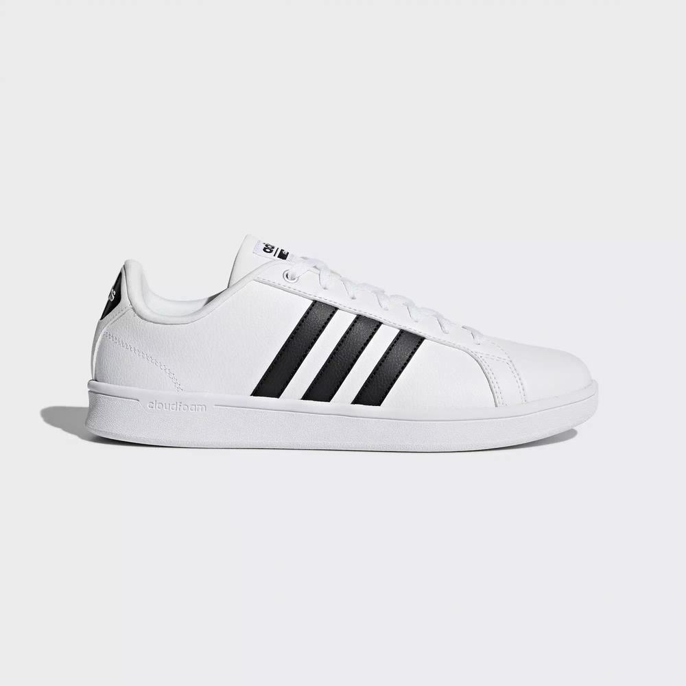 Adidas Cloudfoam Advantage Tenis Blancos Para Hombre (MX-95342)